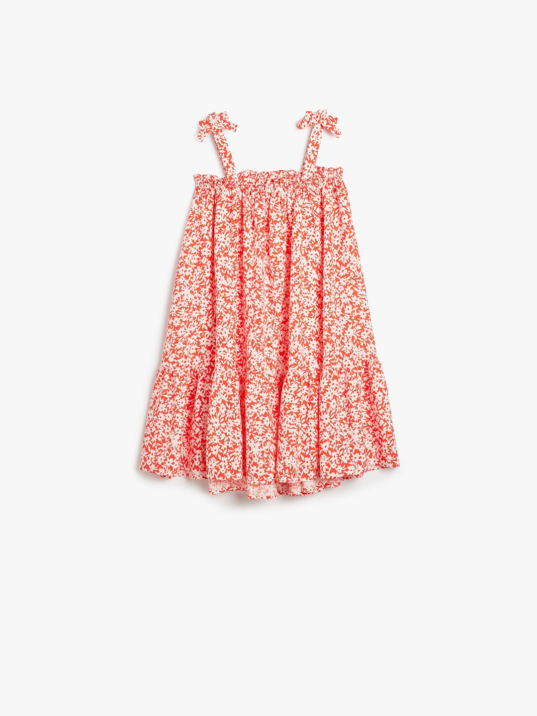 

Koton Girls Floral Printed A-Line Dress, Orange