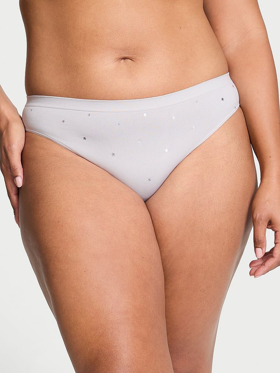 

Victoria's Secret Women Seamless Bikini Brief 1125332971AM, Grey