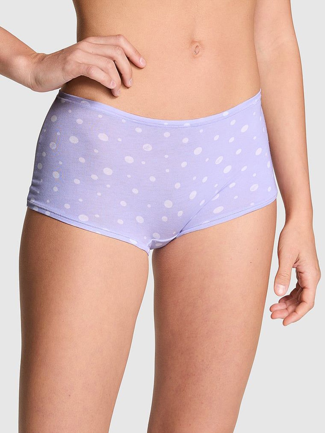 

Victoria's Secret Women PINK Printed Mid Rise Boyshort Briefs-1124584471MM, Multi