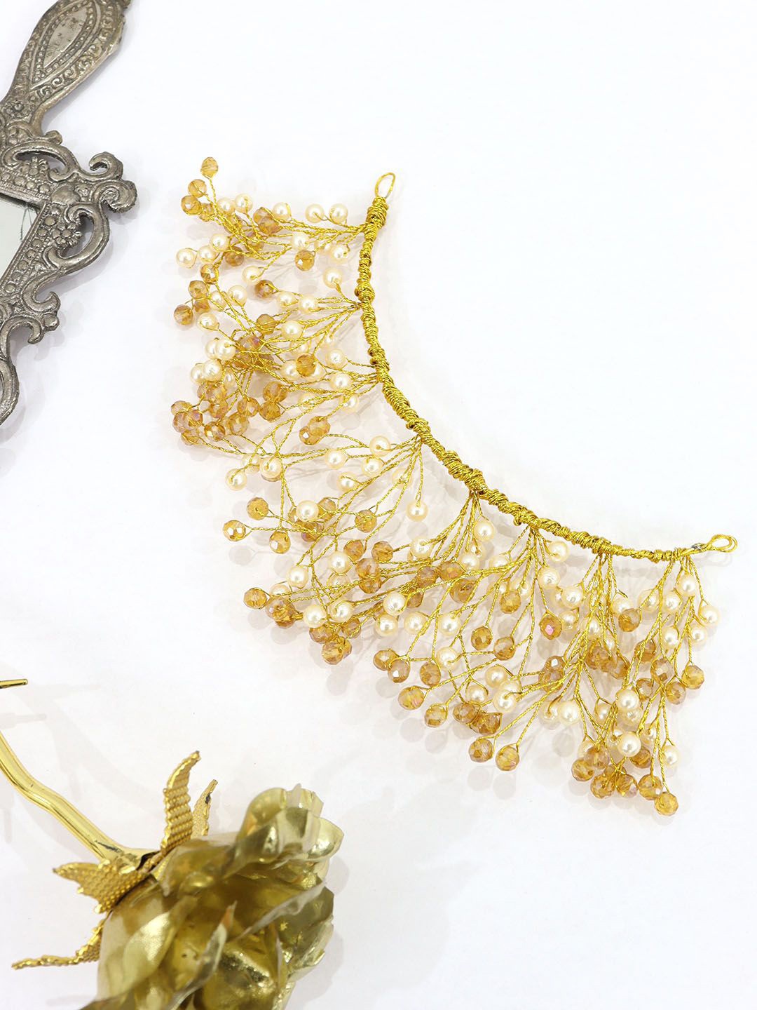 

Krelin Women Embellished Tiara, Gold
