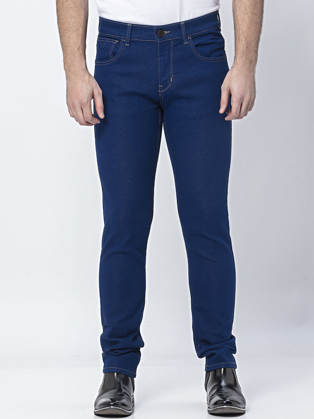 

Thinc Men Slim Fit Midnight Momentum Slim Fit Stretchable Jeans, Blue