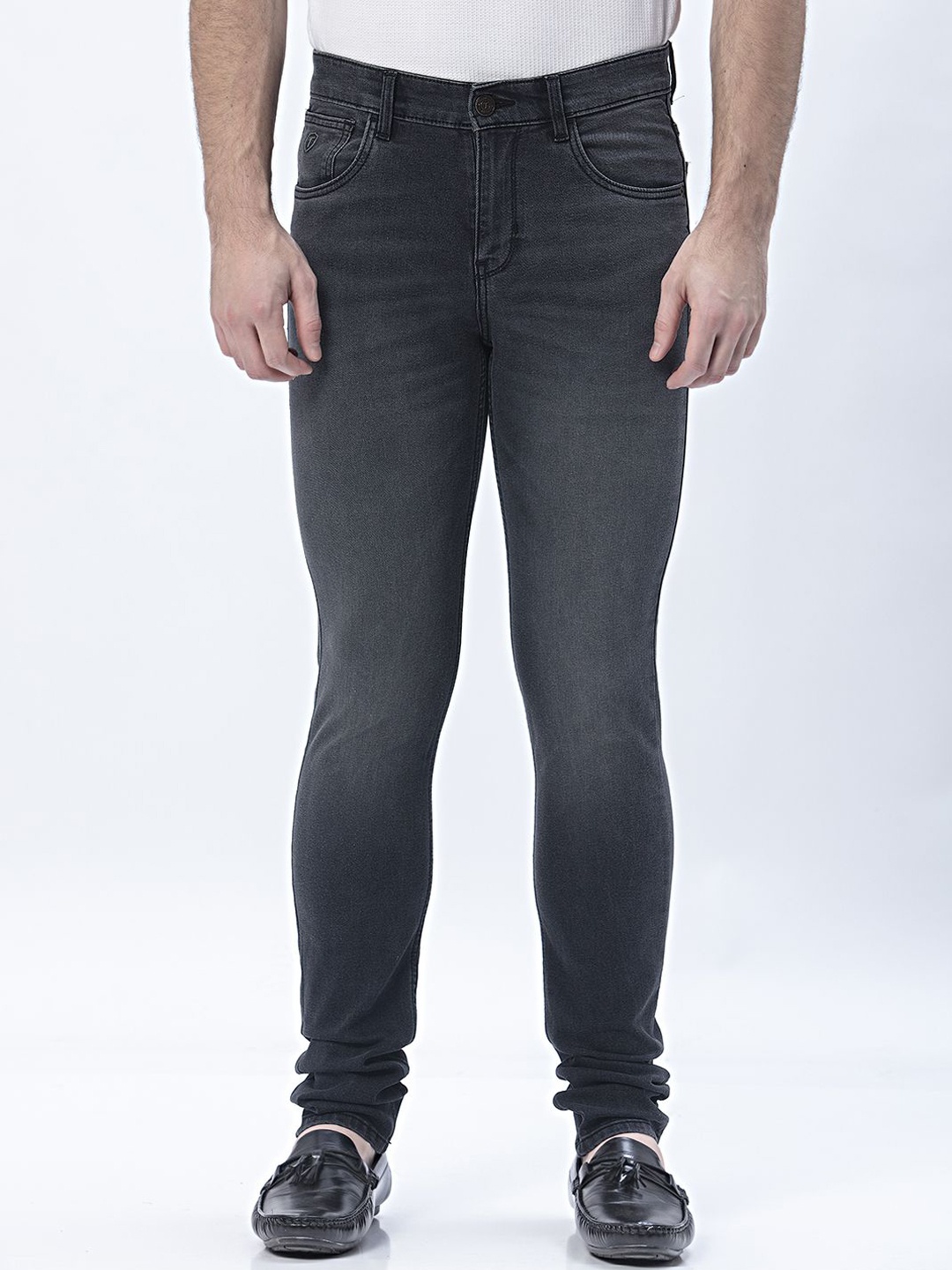 

THINC Men Coal Couture Slim Fit Stretchable Jeans, Black