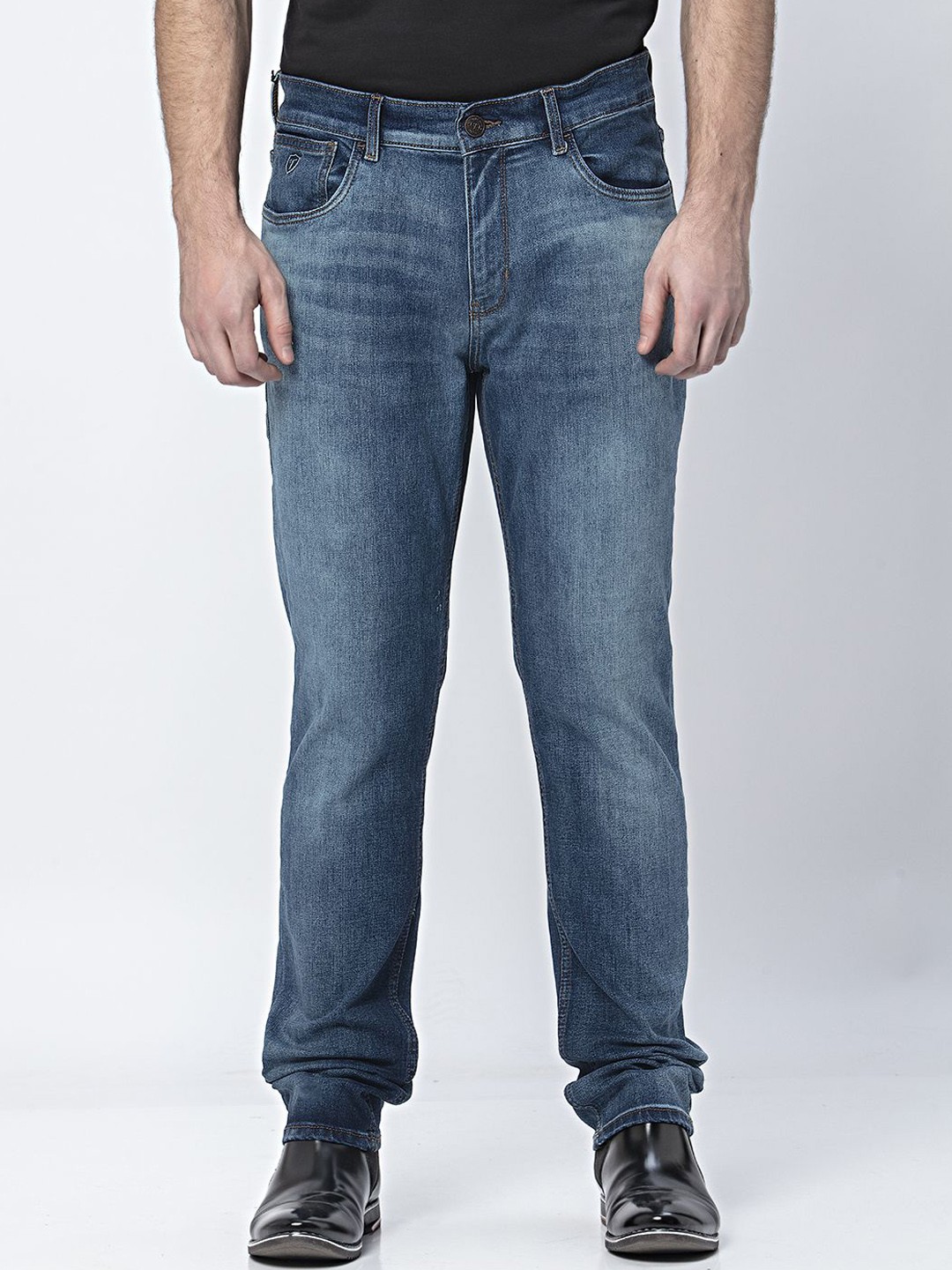 

Thinc Men Slim Fit Calm Coastal Slim Fit Stretchable Jeans, Blue