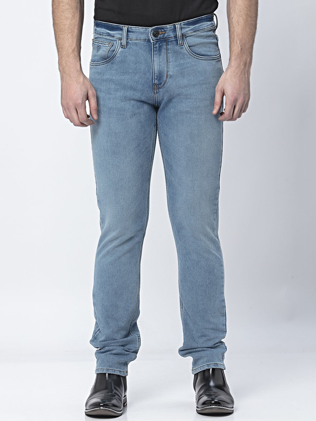 

Thinc Men Slim Fit Ethereal Azure Slim Fit Stretchable Jeans, Blue