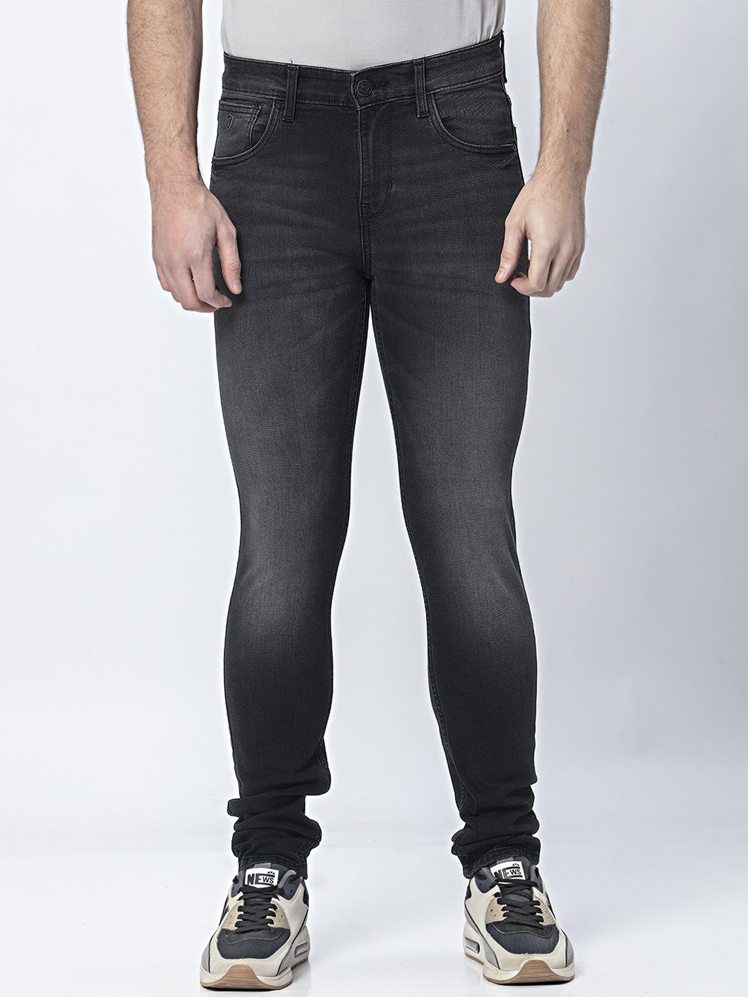 

THINC Men Jet Jive Slim Fit Stretchable Jeans, Black