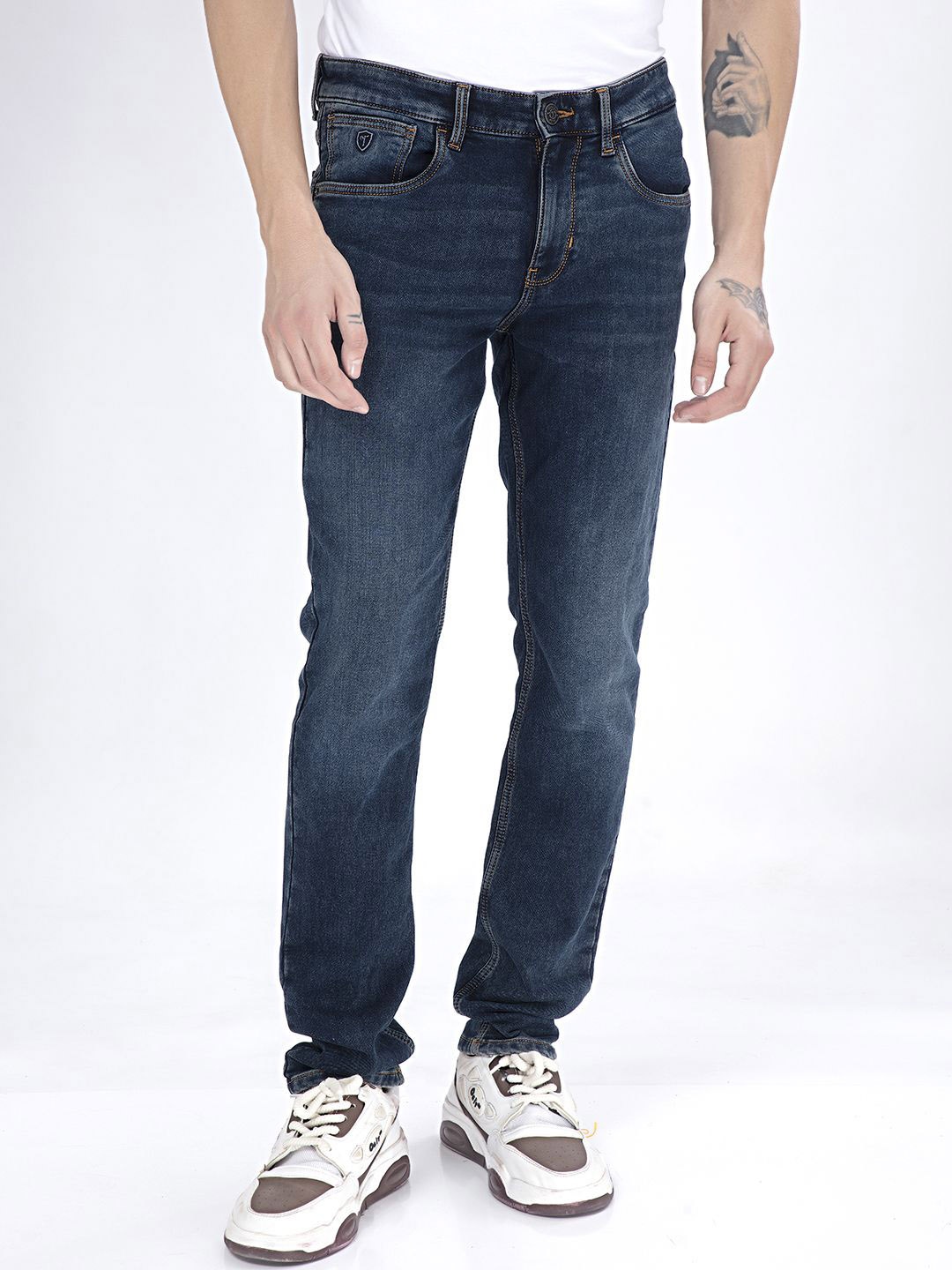 

THINC Men Serenade ed Slim-Fit Jeans, Navy blue