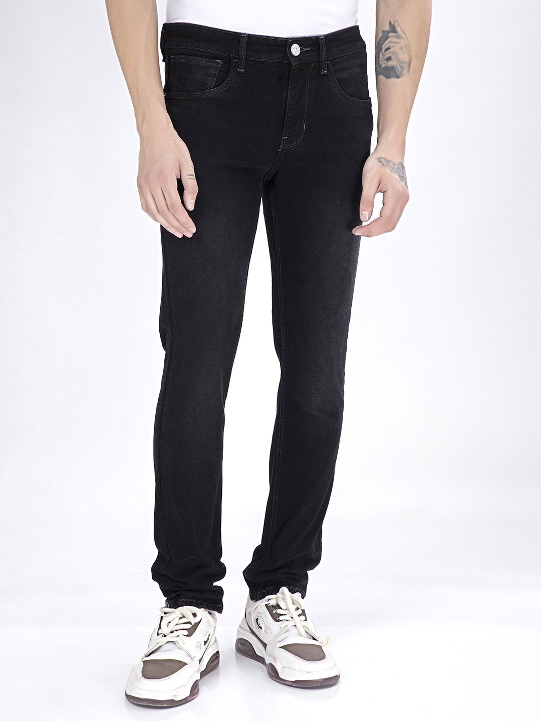 

Thinc Men Slim Fit Nova Tailored Slim Fit Stretchable Jeans, Blue