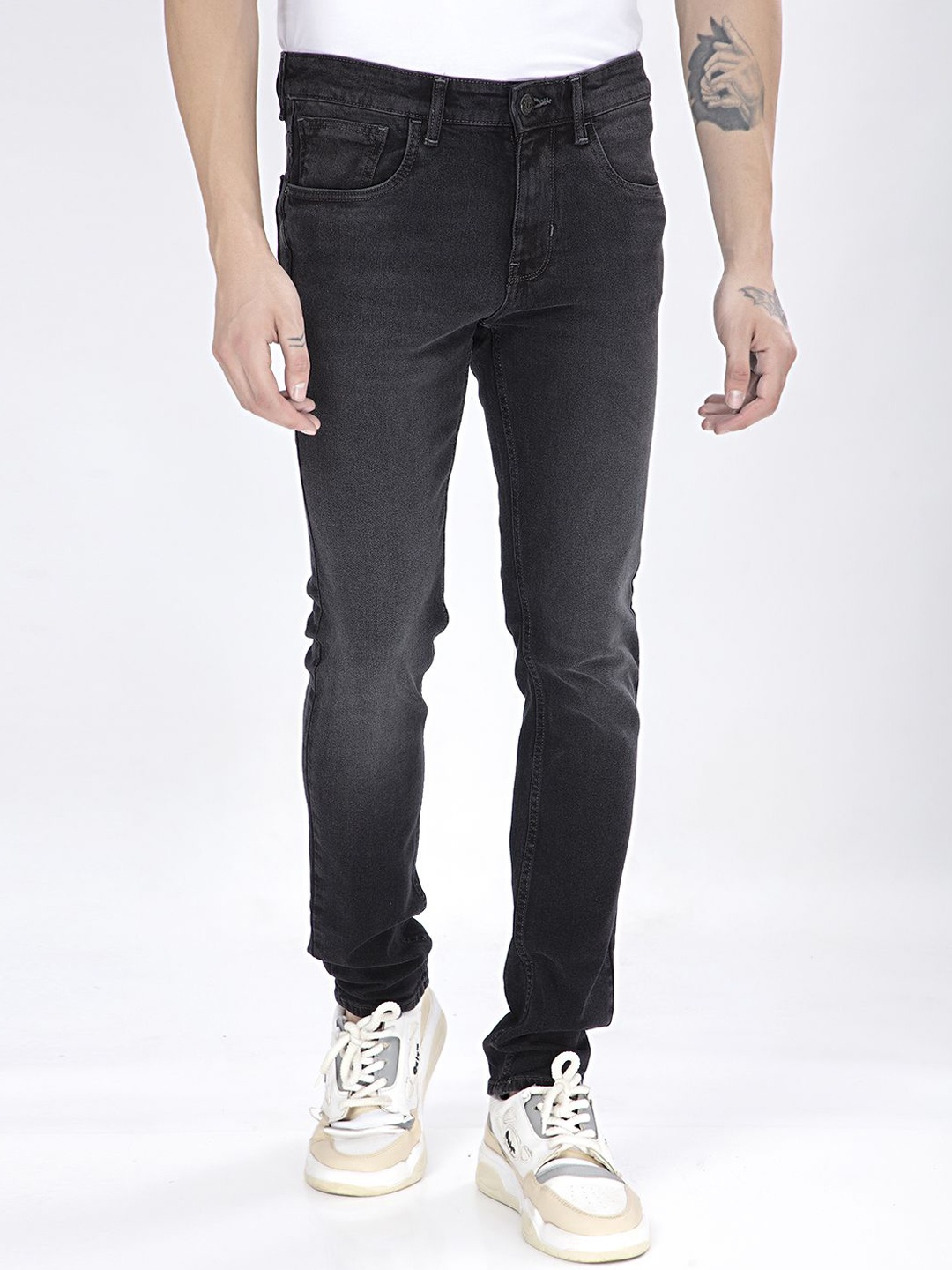 

Thinc Men Elegance Straight Fit Stretchable Jeans Straight Fit Stretchable, Black