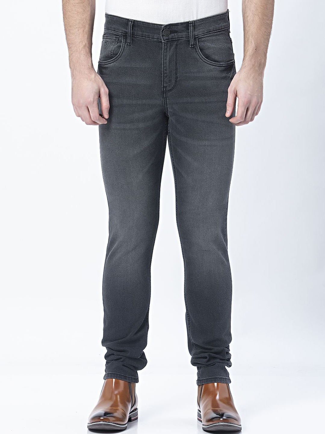 

THINC Men Eclipse Elegance Slim Fit Stretchable Jeans, Black