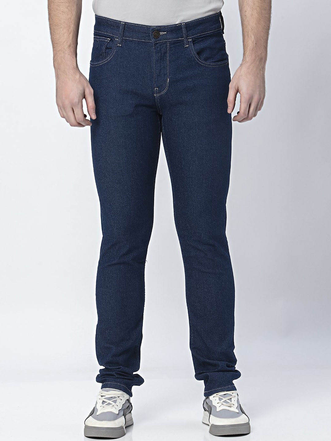 

Thinc Men Slim Fit Oceanic Oasis SlimFit Stretchable Jeans, Blue