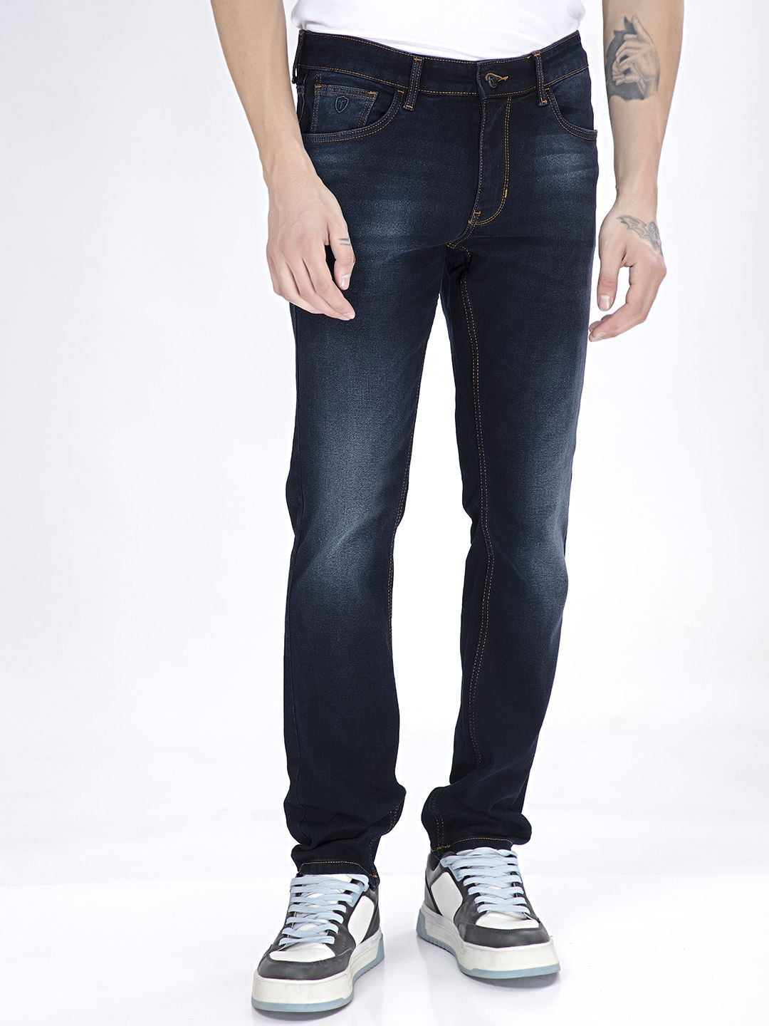

Thinc Men Immaculate Perfected Straight-Fit StretchableJeans, Black