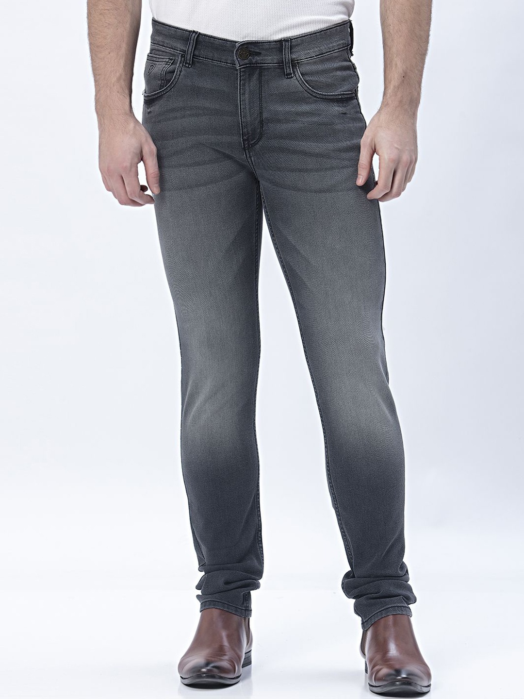 

THINC Men Onyx Opulence Slim Fit Stretchable Jeans, Black