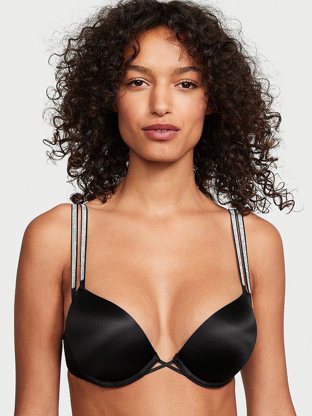 

Victoria's Secret Women Medium Coverage Underwired Lightly Padded Bra, Black