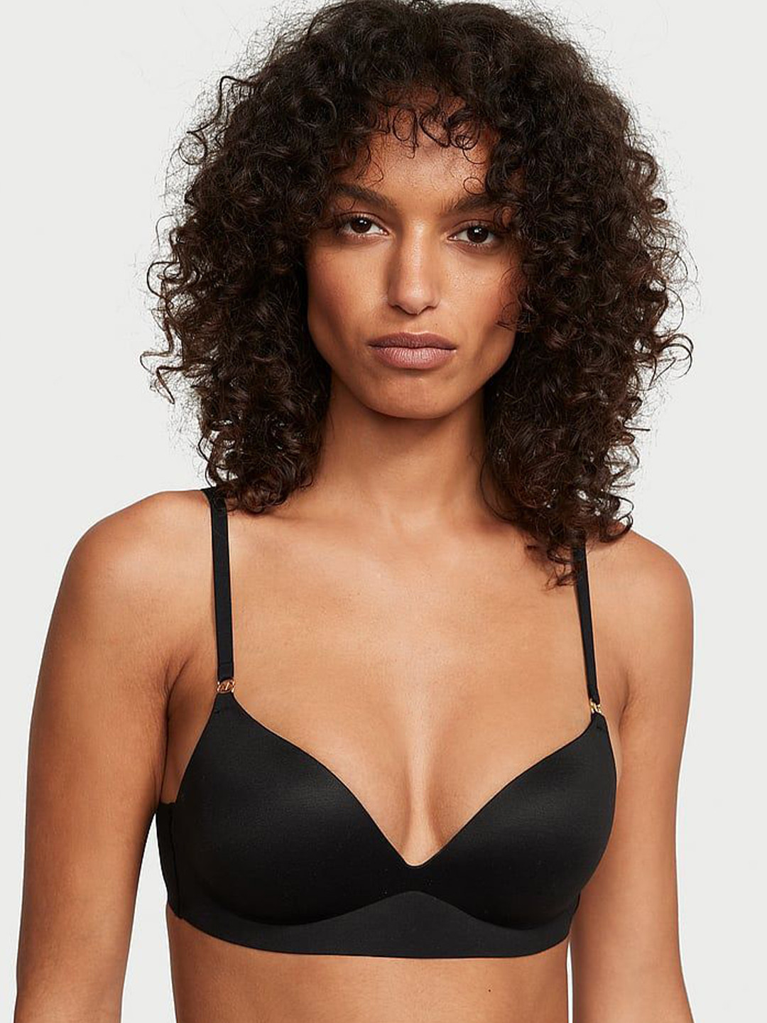 

Victoria's Secret Women Medium Coverage Lightly Padded Wireless Push-Up Bra, Black