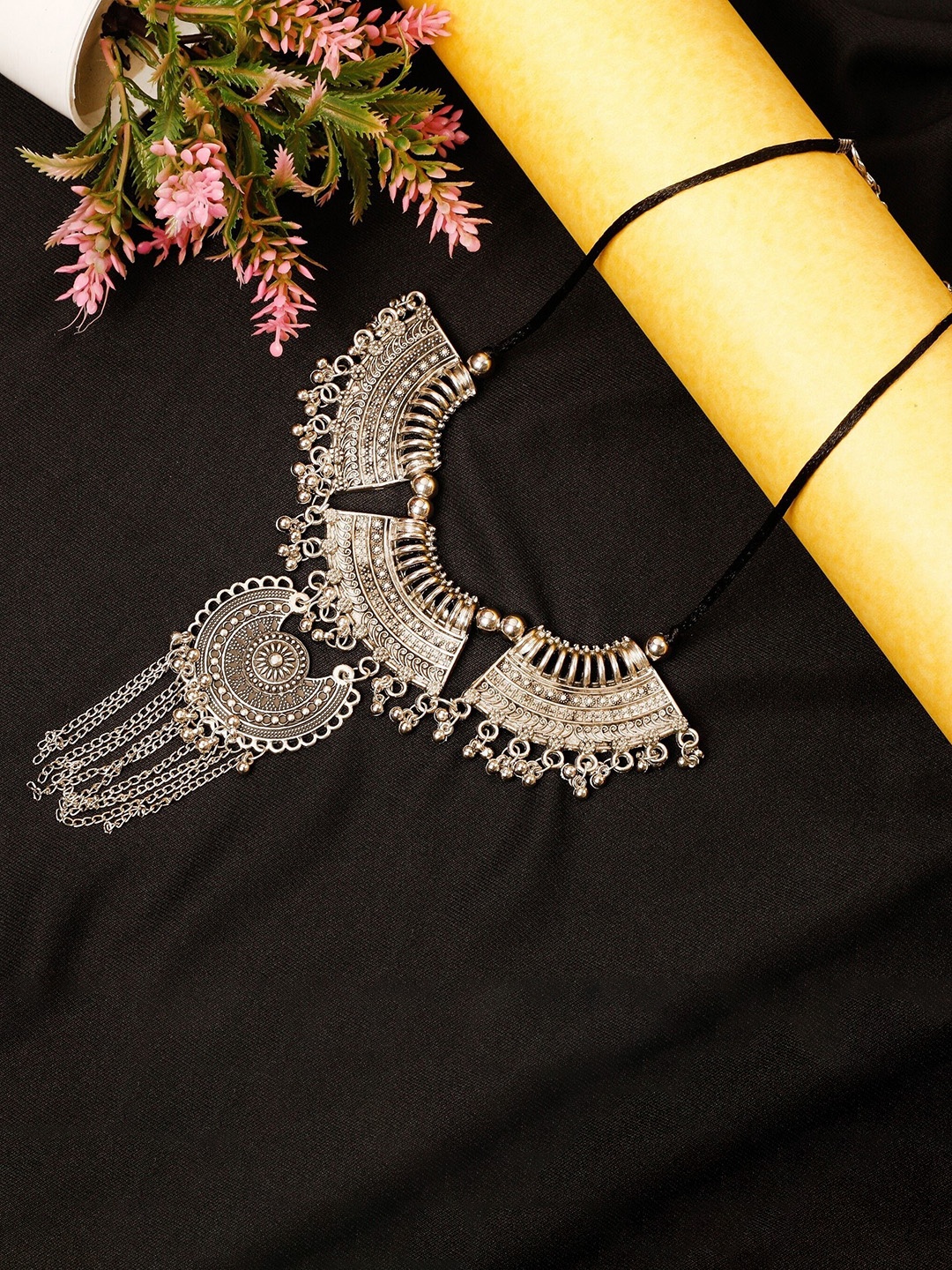 

Oxidized Heaven Sterling Silver Silver-Plated Necklace