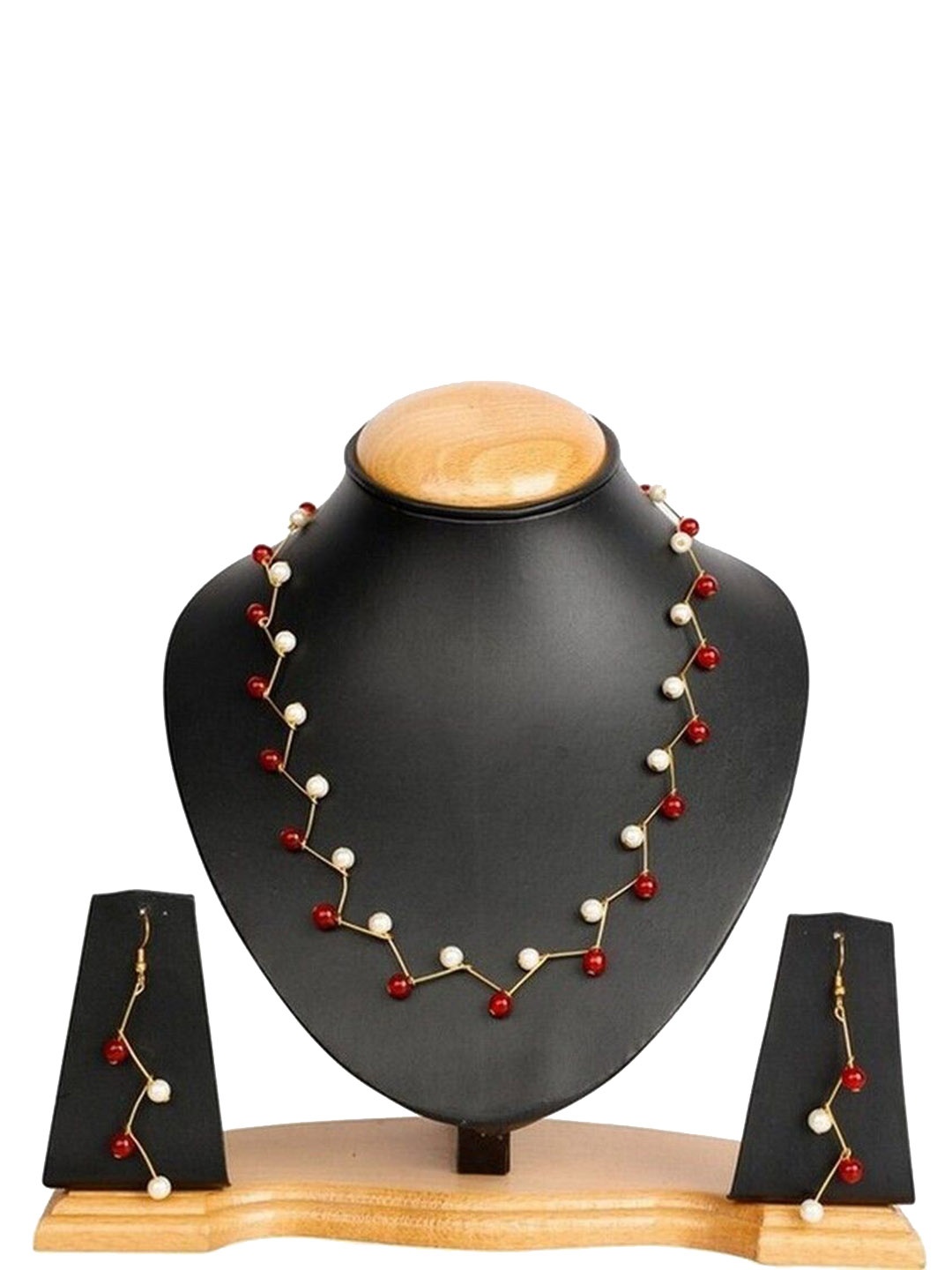 

Oxidized Heaven Gold-Plated Silver Beaded Jewellery Set
