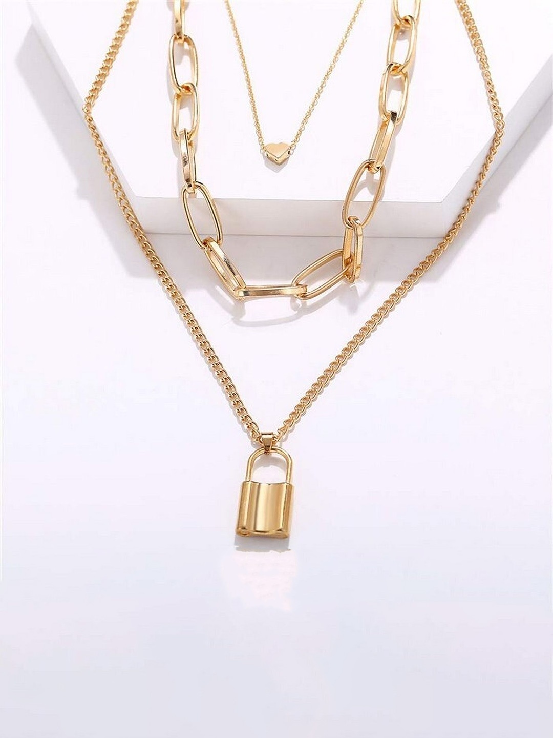 

Oxidized Heaven Gold-Plated Necklace