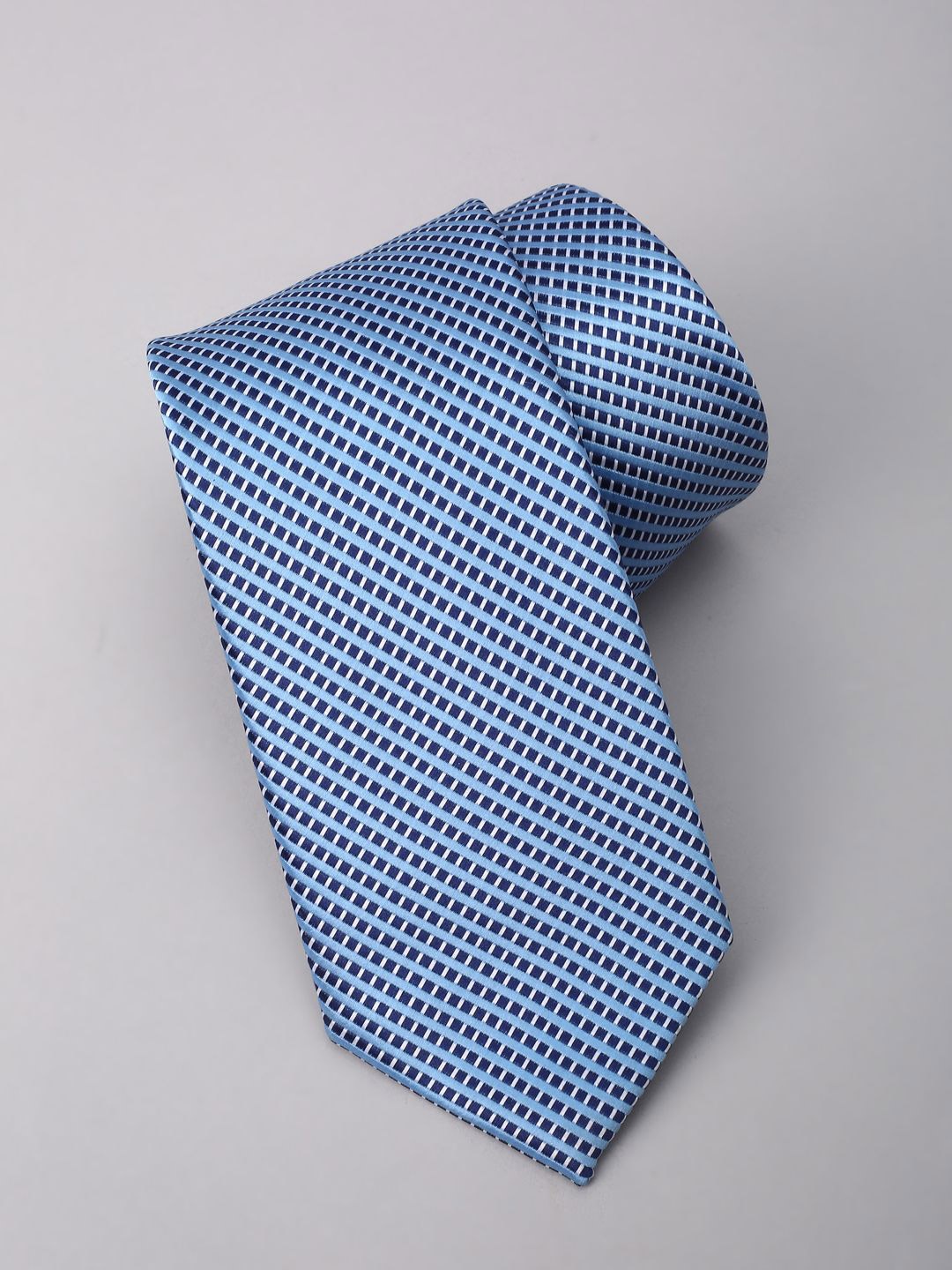 

Louis Philippe Men Printed Skinny Tie, Blue
