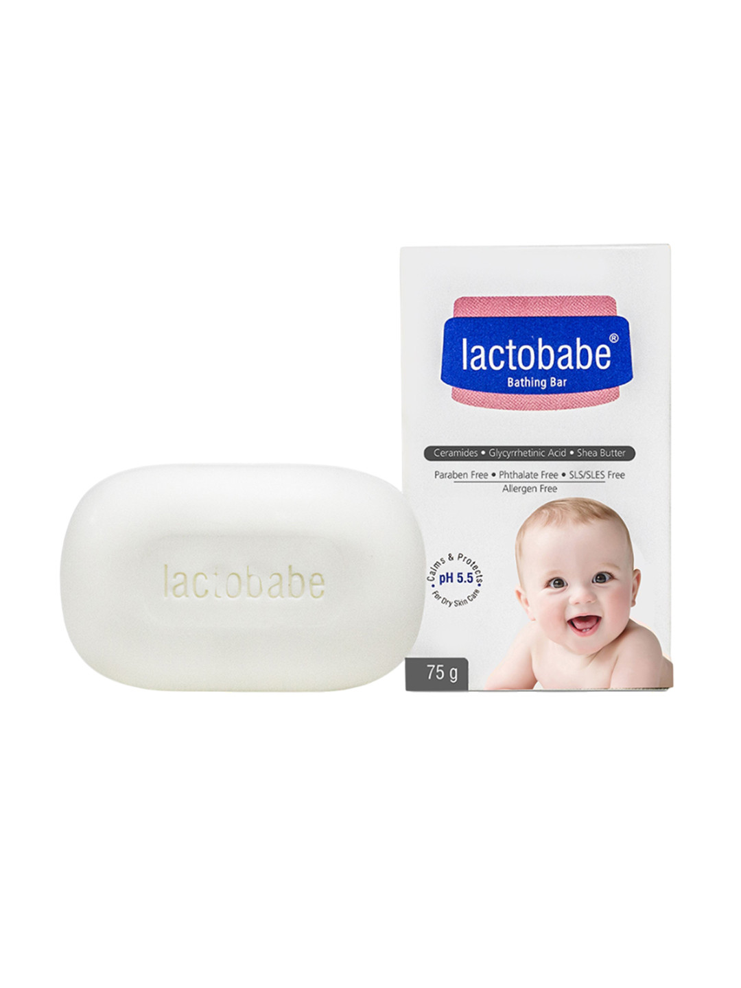 

Apple Therapeutics Lactobabe Bathing Bar With Ceramides & Shea Butter - 75 g, White