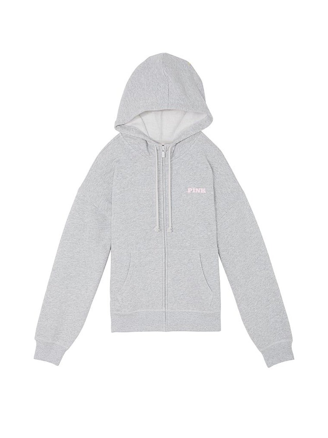 

Victoria's Secret Women Hooded Cotton Sweatshirt, Grey
