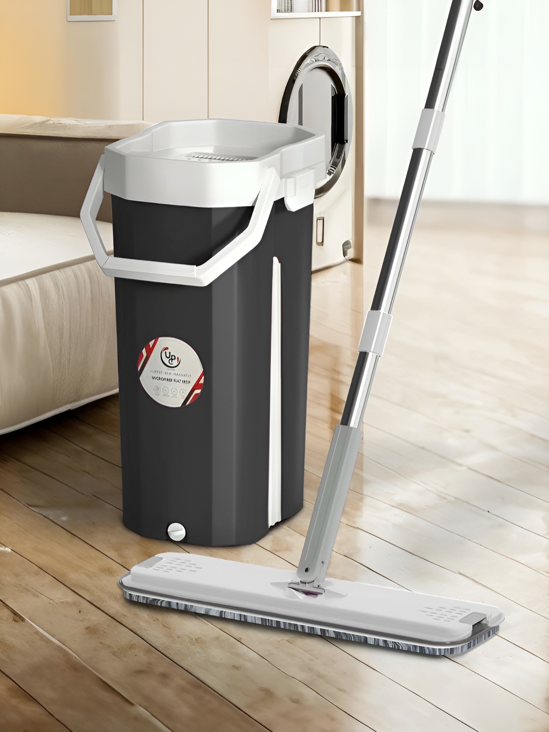 

UPC Black Mop With Bucket Floor Cleaner Mop