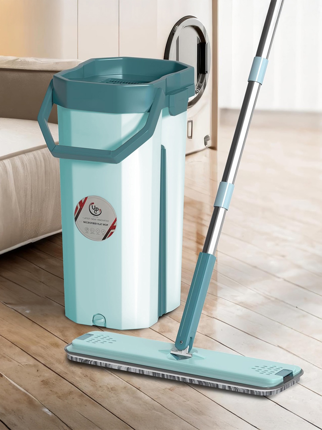 

UPC White Mop With Bucket Floor Cleaner Mop