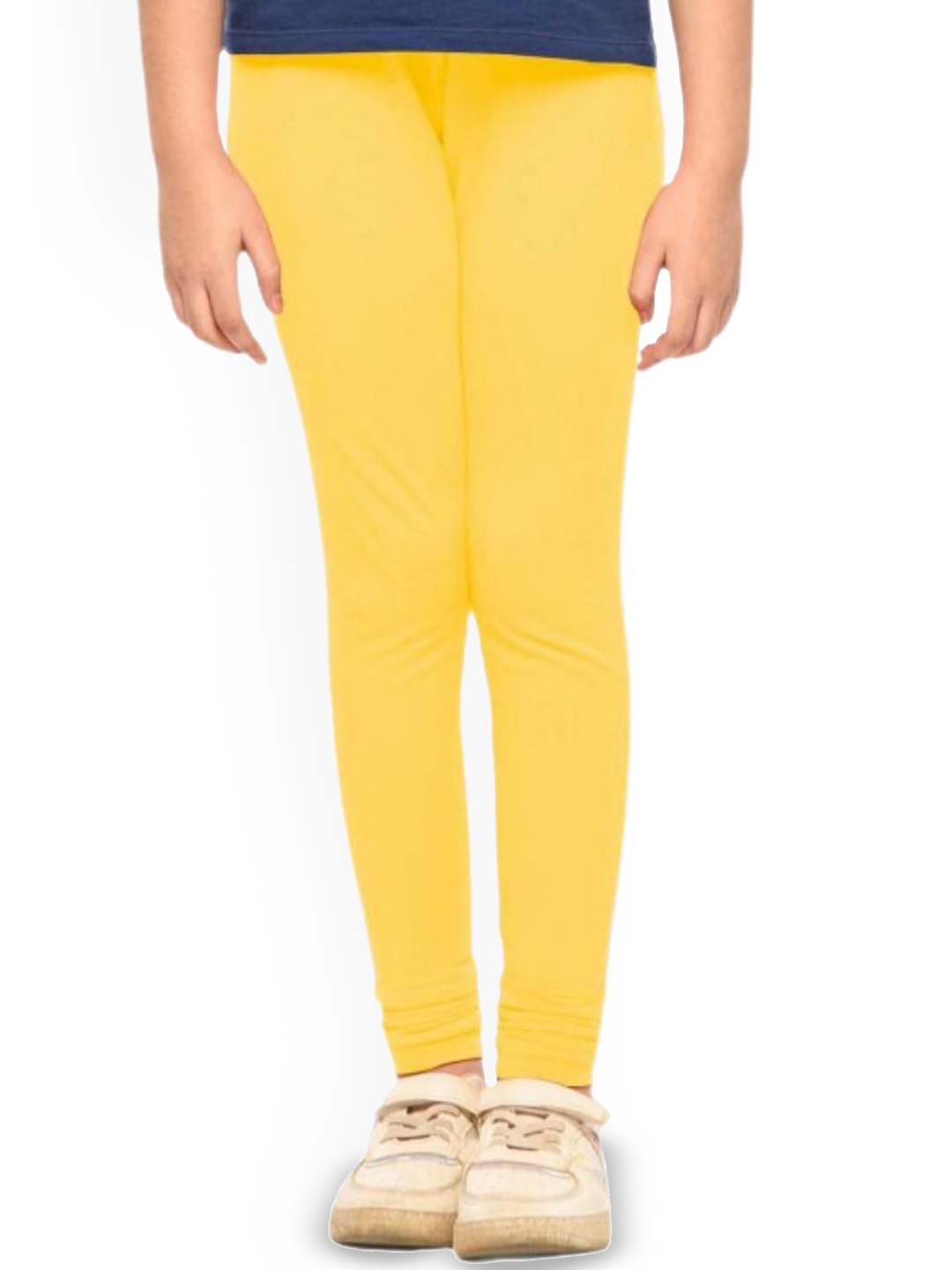 

Tik Tok WEARS Girls Mid-Rise Ankle-Length Leggings, Yellow