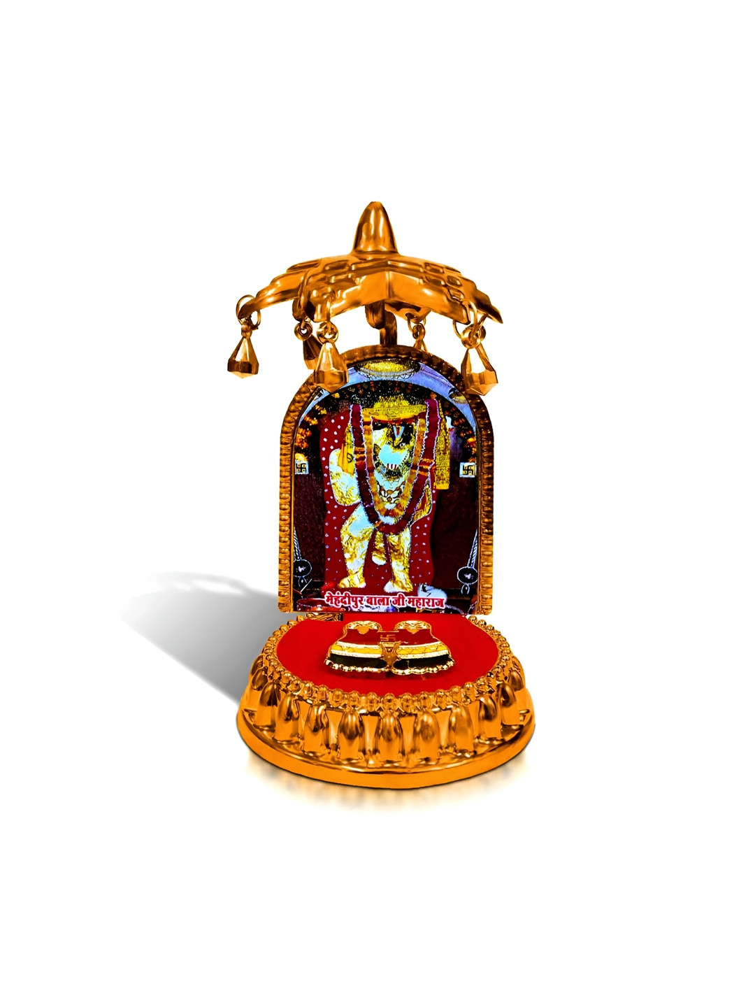 

Adhvik Yellow & Red Religious Figurine Showpiece