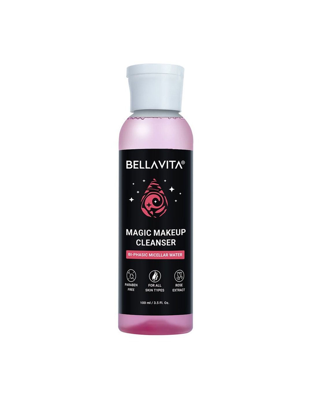 

Bella Vita Organic Magic Makeup Cleanser Bi-Phasic Micellar Water - 100ml, Pink