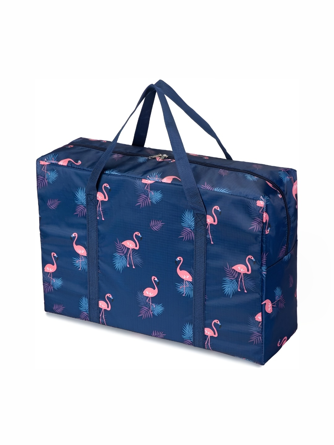 

NFI essentials Blue & Pink Swans Printed Foldable Organiser