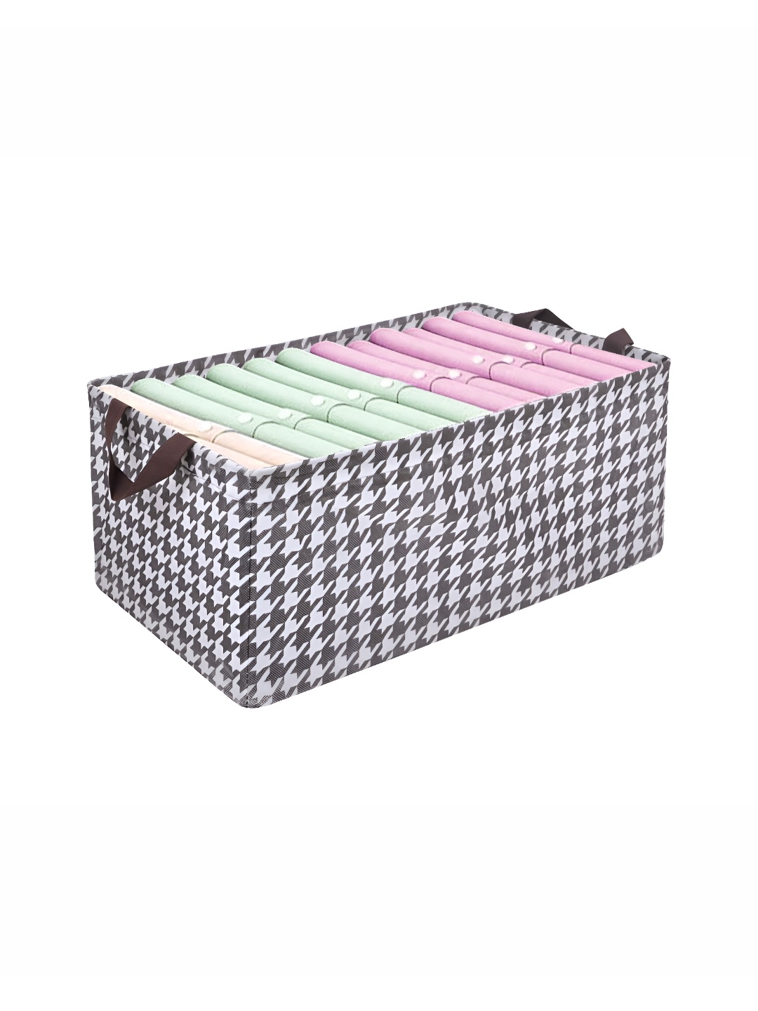 

NFI essentials Black & White Printed Foldable Organiser