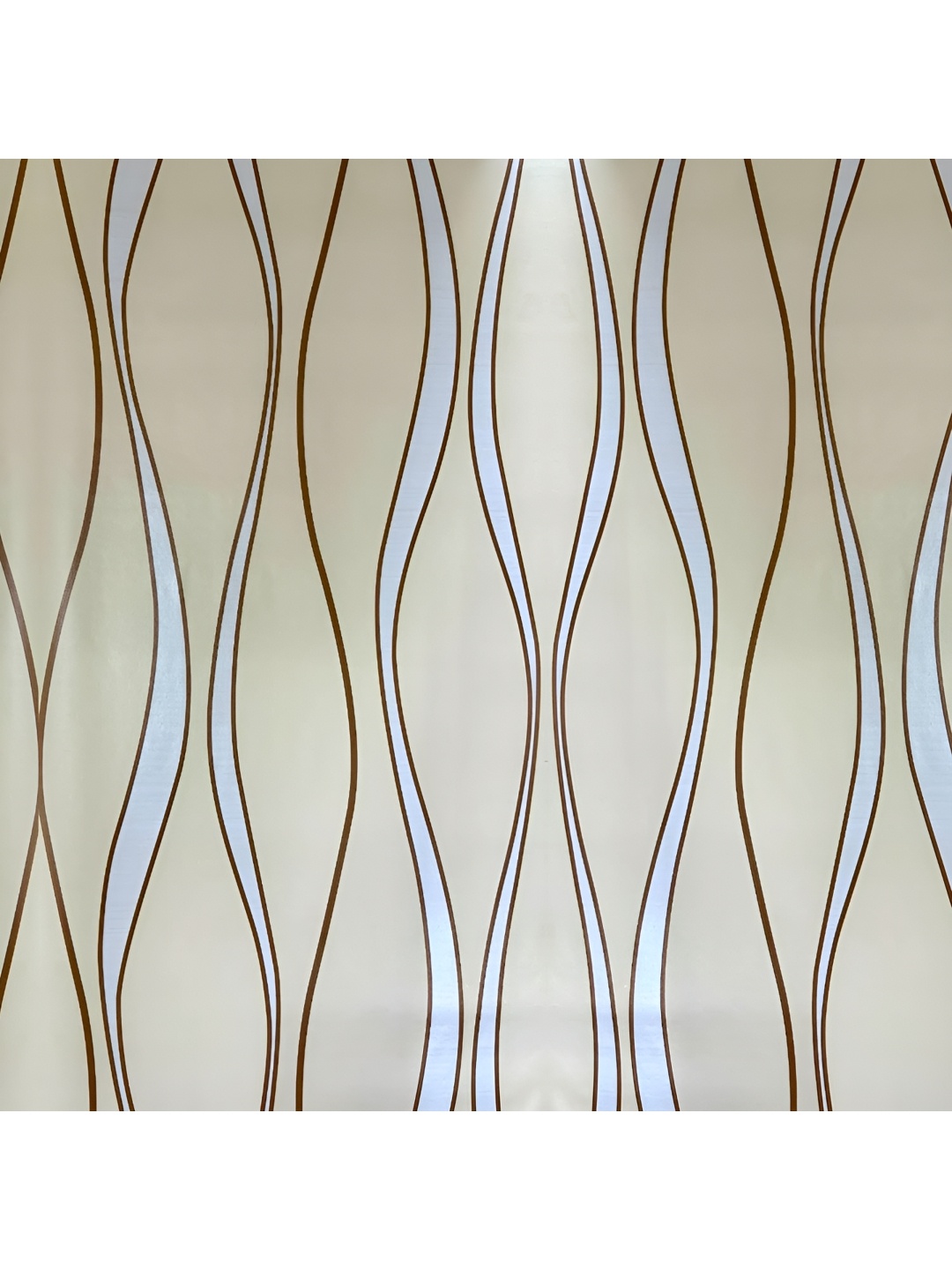 Jaamso Royals White & Beige Printed Waterproof Wall Sticker