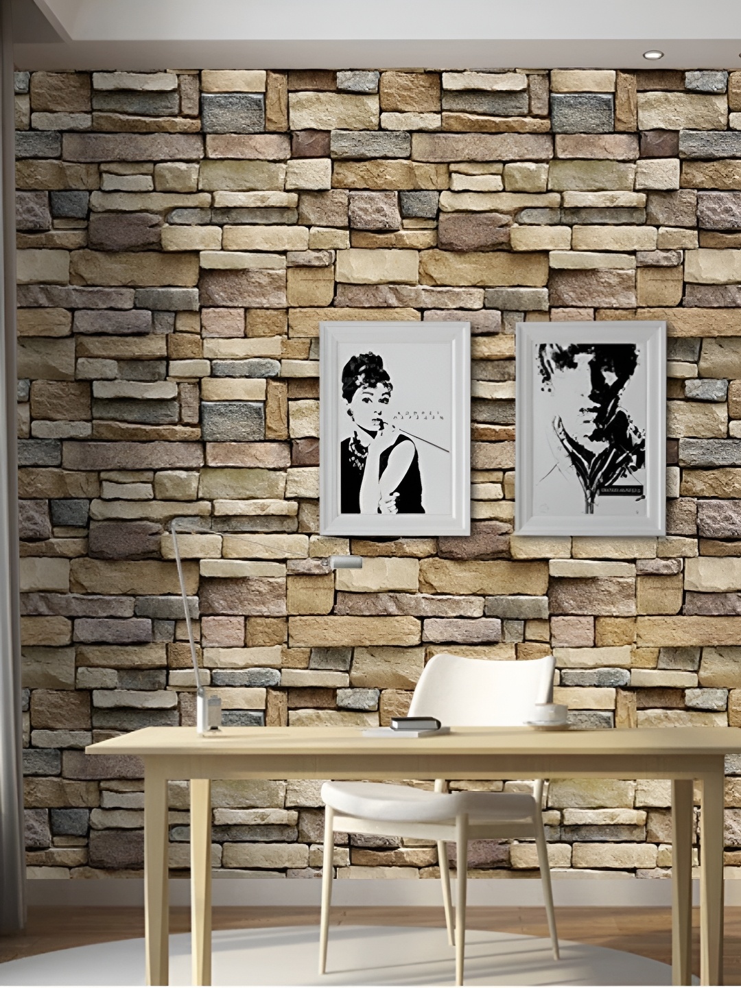

Jaamso Royals Brown & Grey Abstract Printed Waterproof Wall Sticker