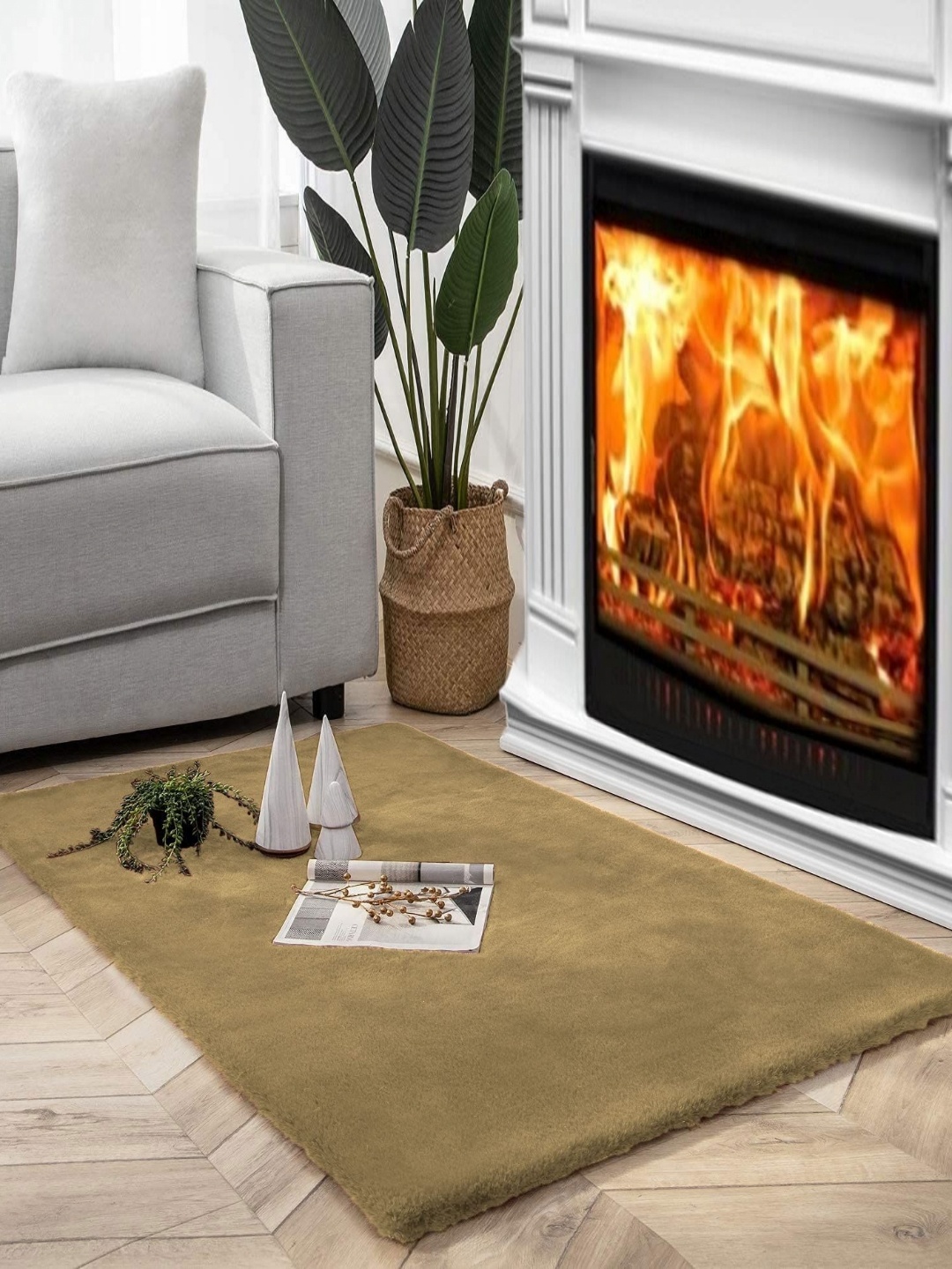 

Innovative Edge Mustard Yellow Rectangle Shaped Anti Skid Carpet