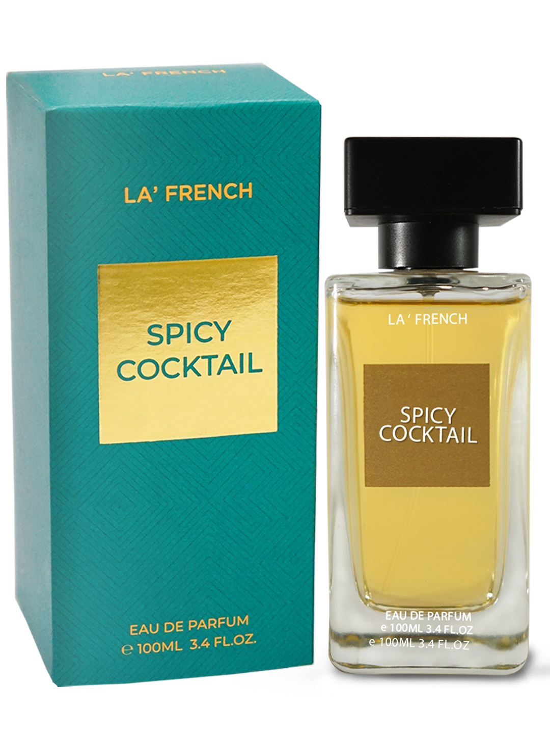 

La French Spicy Cocktail Premium Long-Lasting Eau De Perfume - 100 ml, Lime green