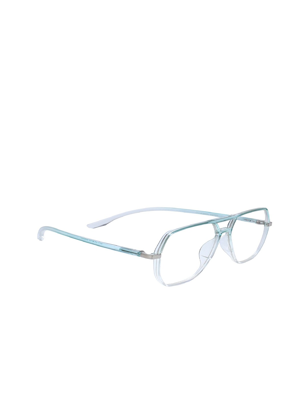 

Peter Jones Eyewear Unisex Full Rim Aviator Frames, Transparent