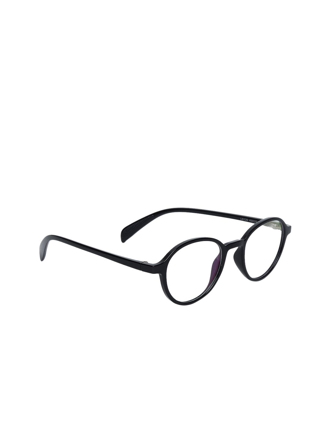 

Peter Jones Eyewear Unisex Full Rim Round Frames, Black