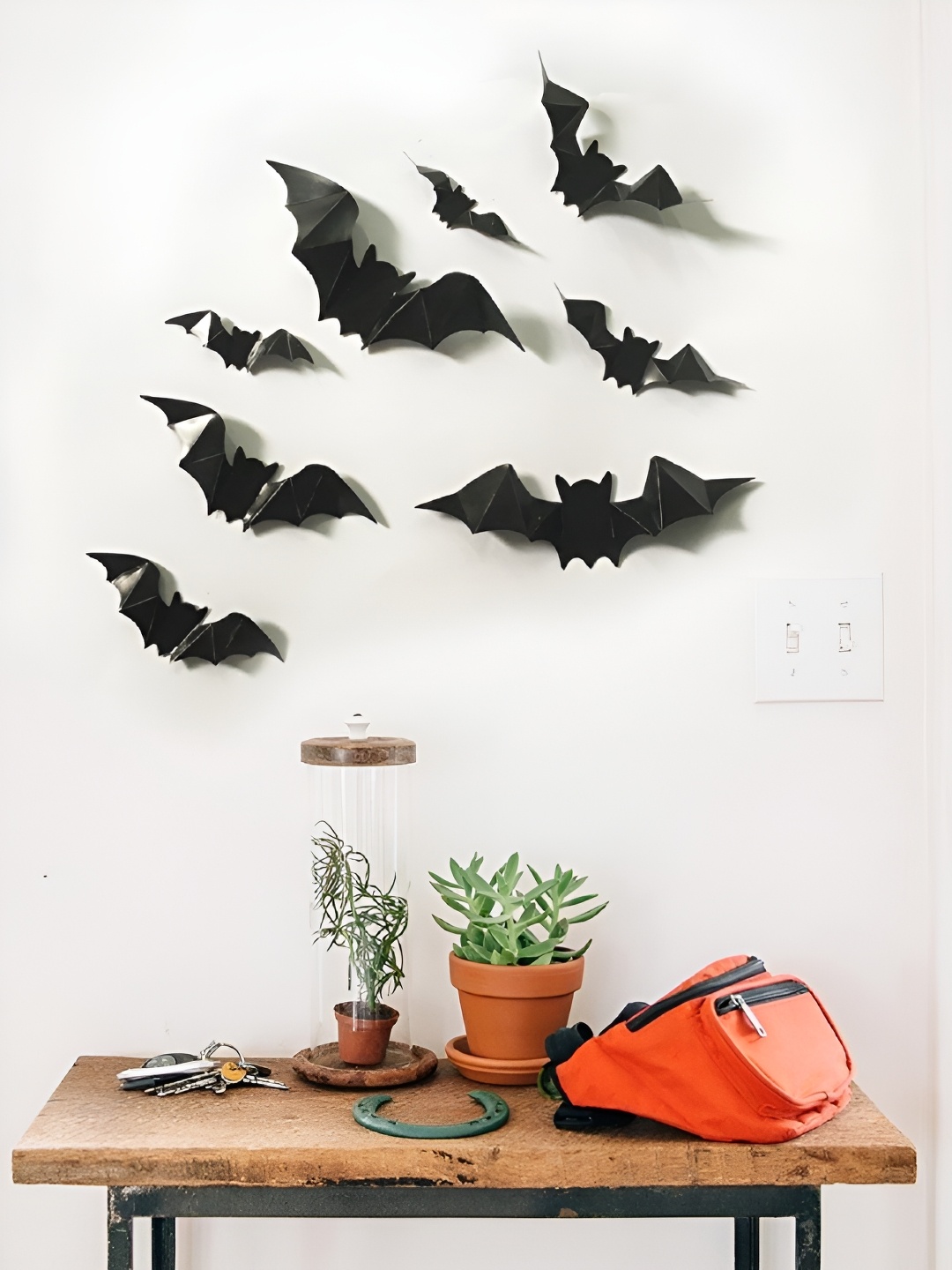

Jaamso Royals Black 8 Pieces Bat Wall Stickers