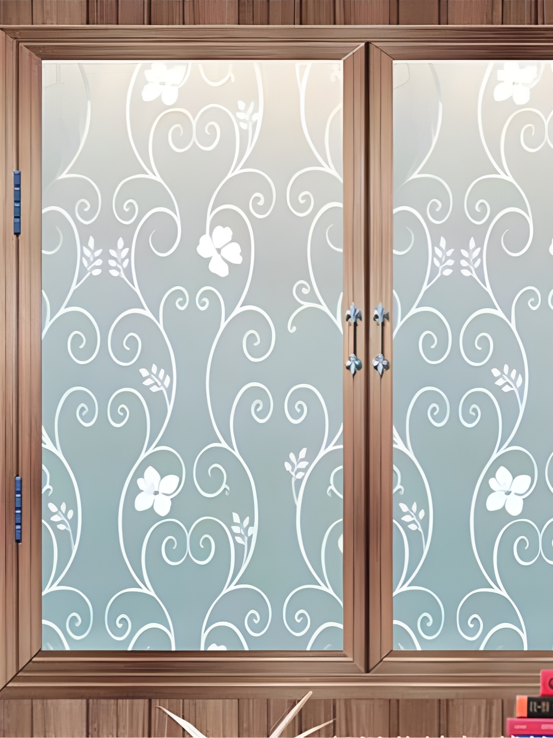 

Jaamso Royals Grey & White Printed Waterproof WindowFilm