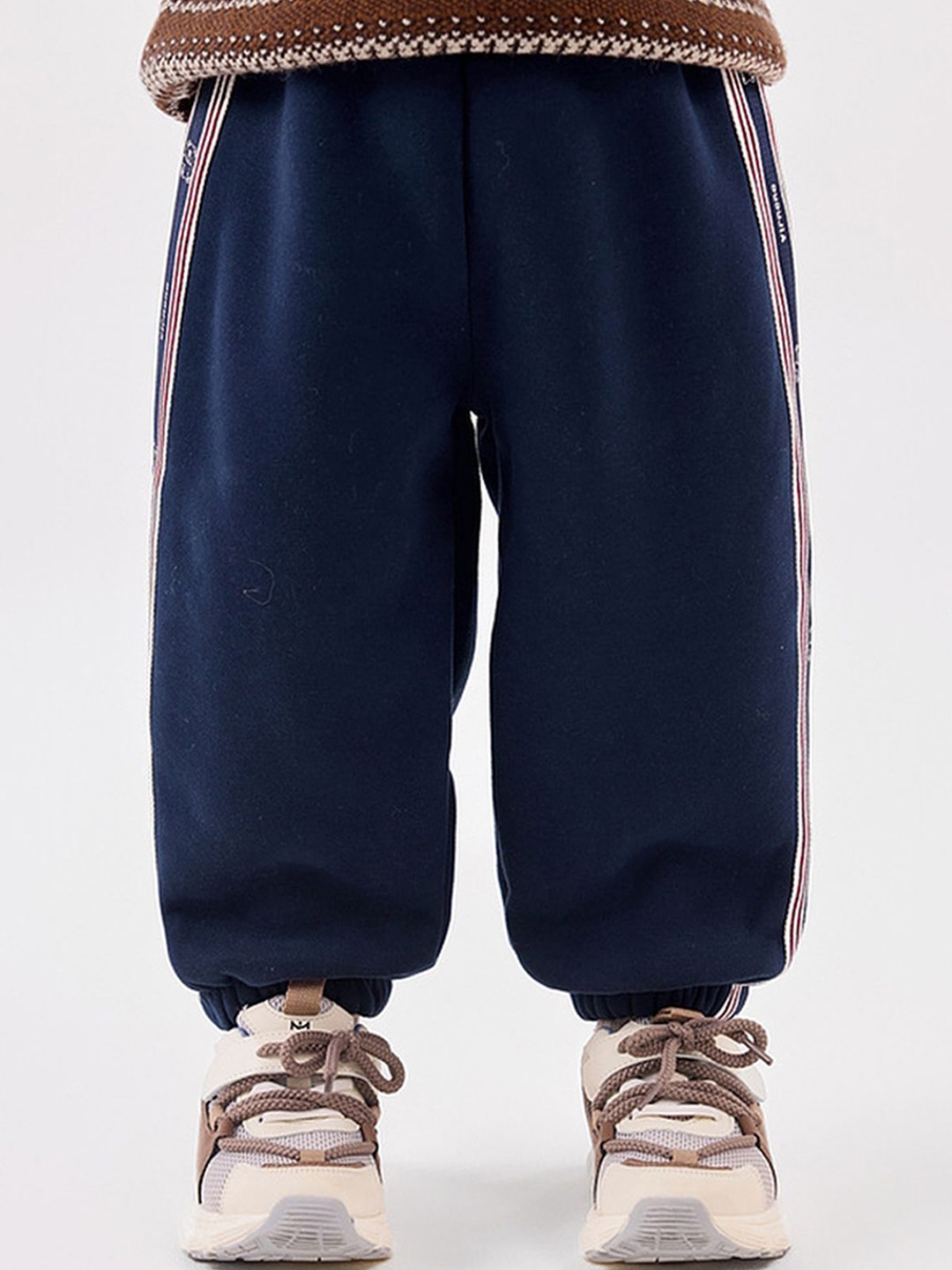 

LULU & SKY Kids Regular Fit High-Rise Joggers, Navy blue