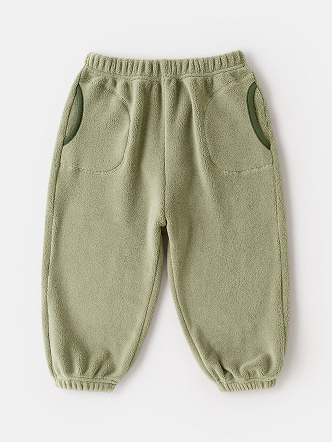 

LULU & SKY Kids Tapered Fit High-Rise Joggers, Green