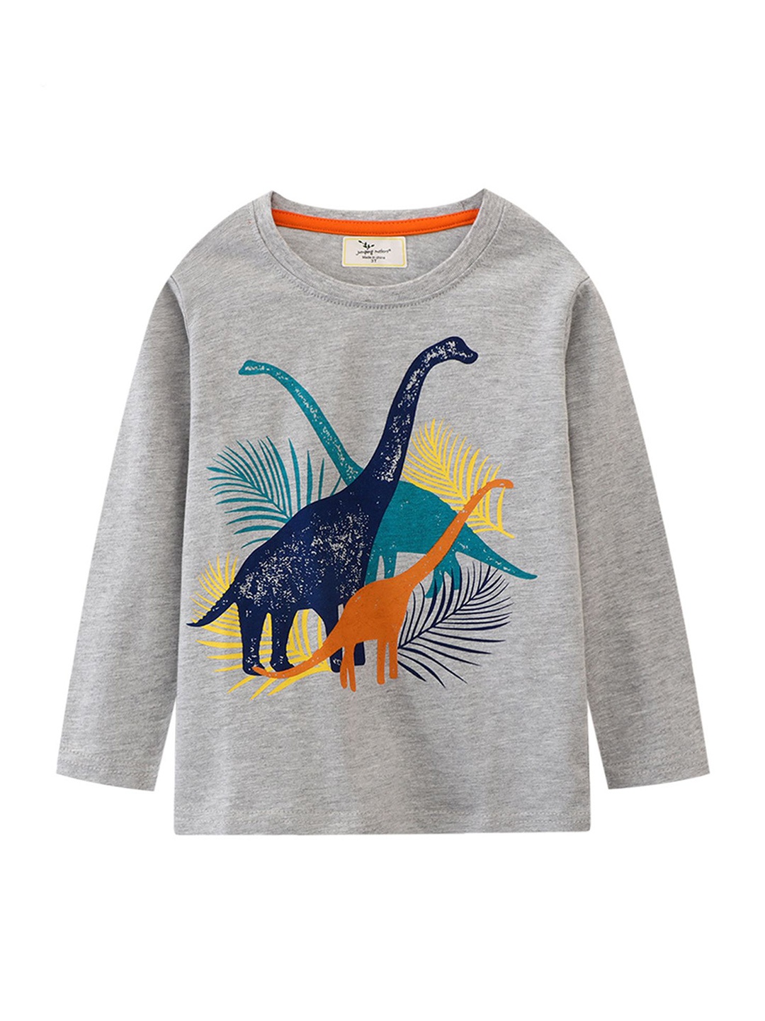 

LULU & SKY Girls Printed T-Shirt, Grey
