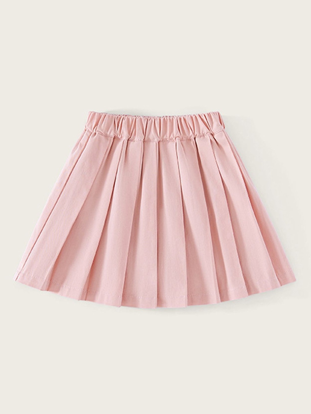 

LULU & SKY Girls Pure Cotton A-Line Mini Skirt, Pink