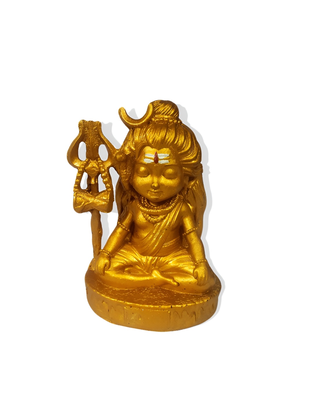 

Adhvik Gold-Toned Bal Shiv Mahadev Religious Figurine Showpiece