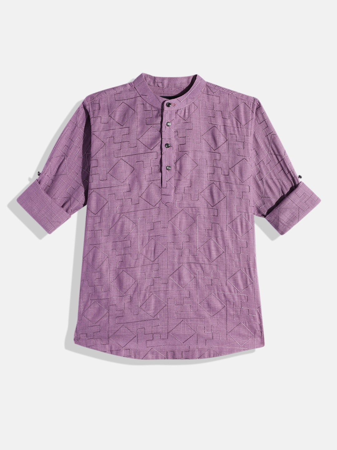 

CHARCHIT Boys Comfort Embroidered Casual Shirt, Pink
