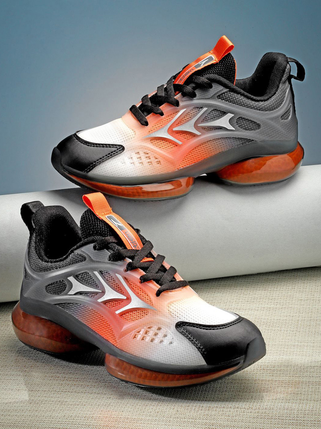 

Action Boys Mesh Running Non-Marking Shoes, Black