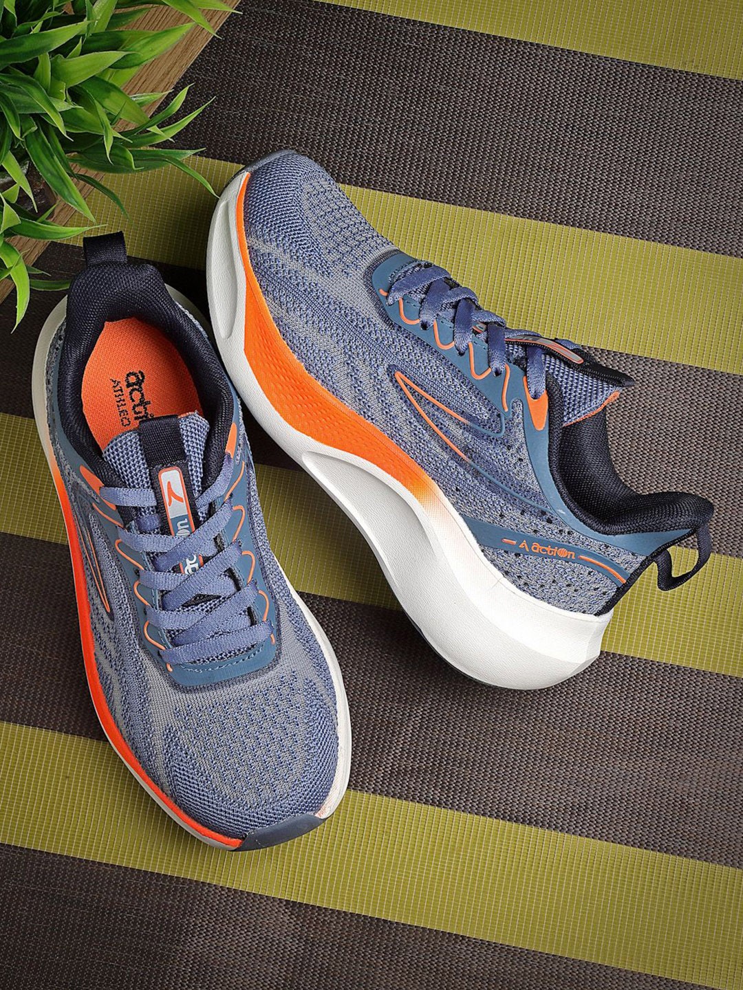 

Action Boys Comfortable Lightweight Mesh Running Non-Marking Shoes, Grey