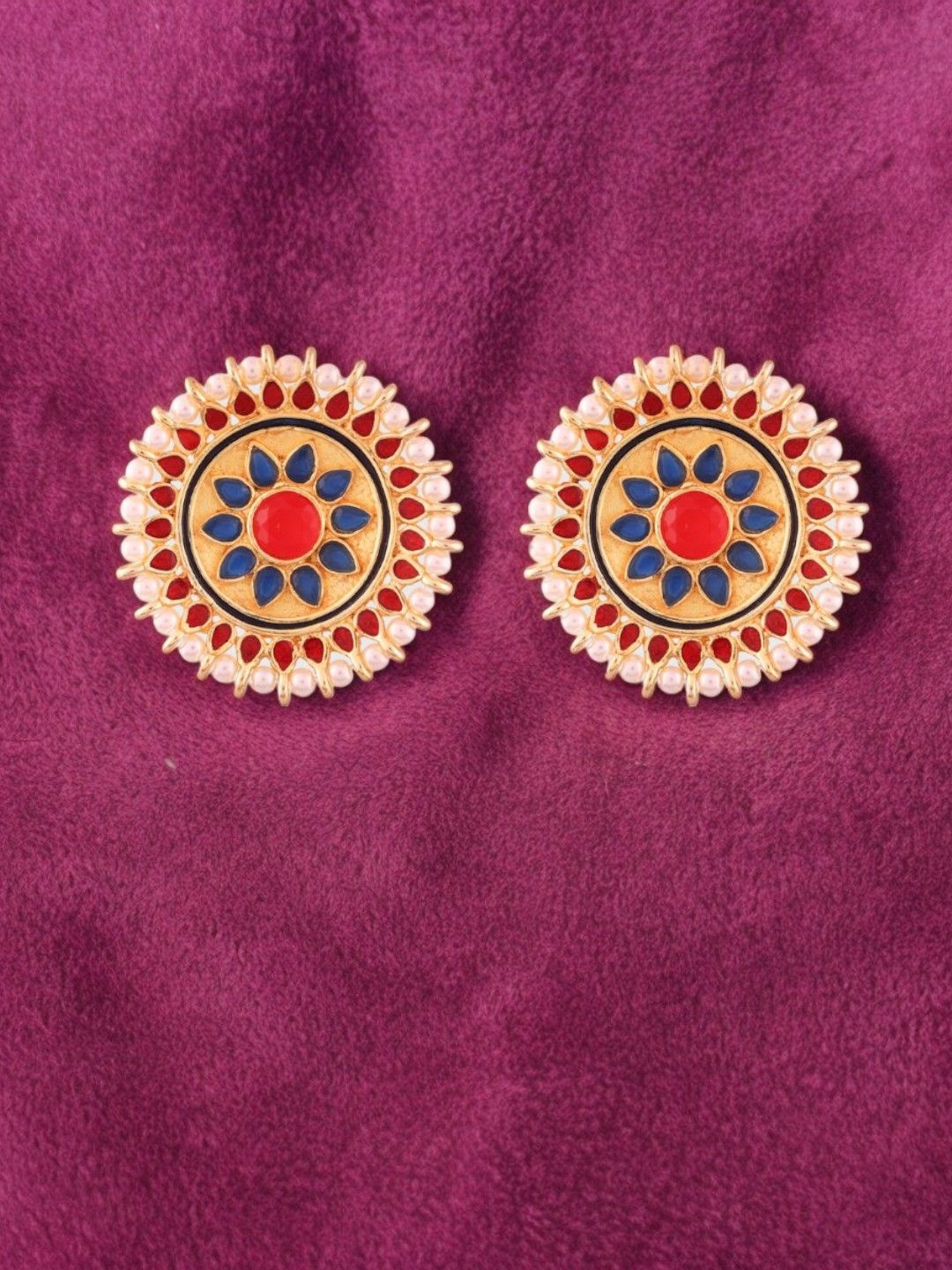 

Anouk Circular Studs Earrings, Gold