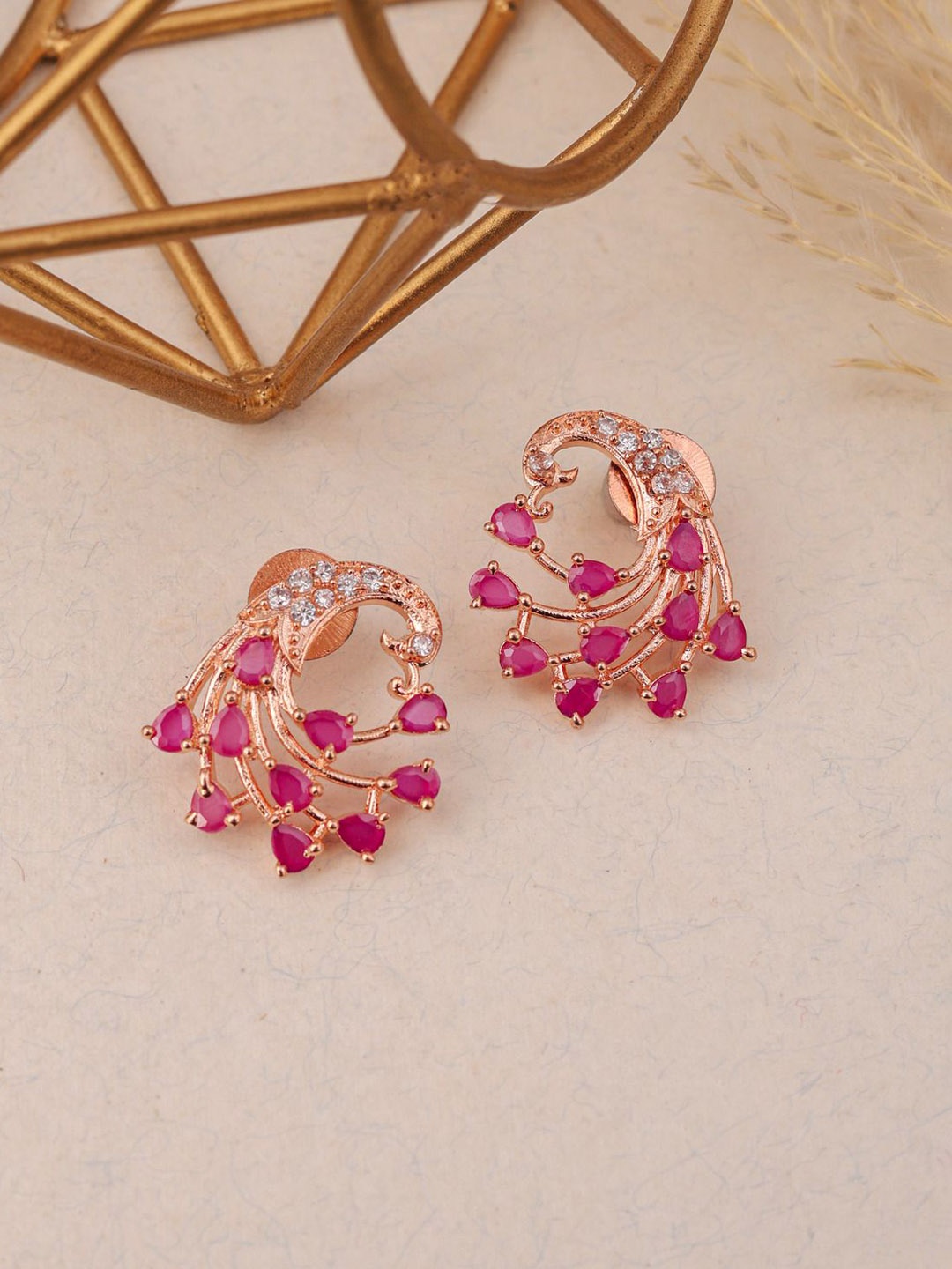 

TOS Classic Studs Earrings, Rose gold