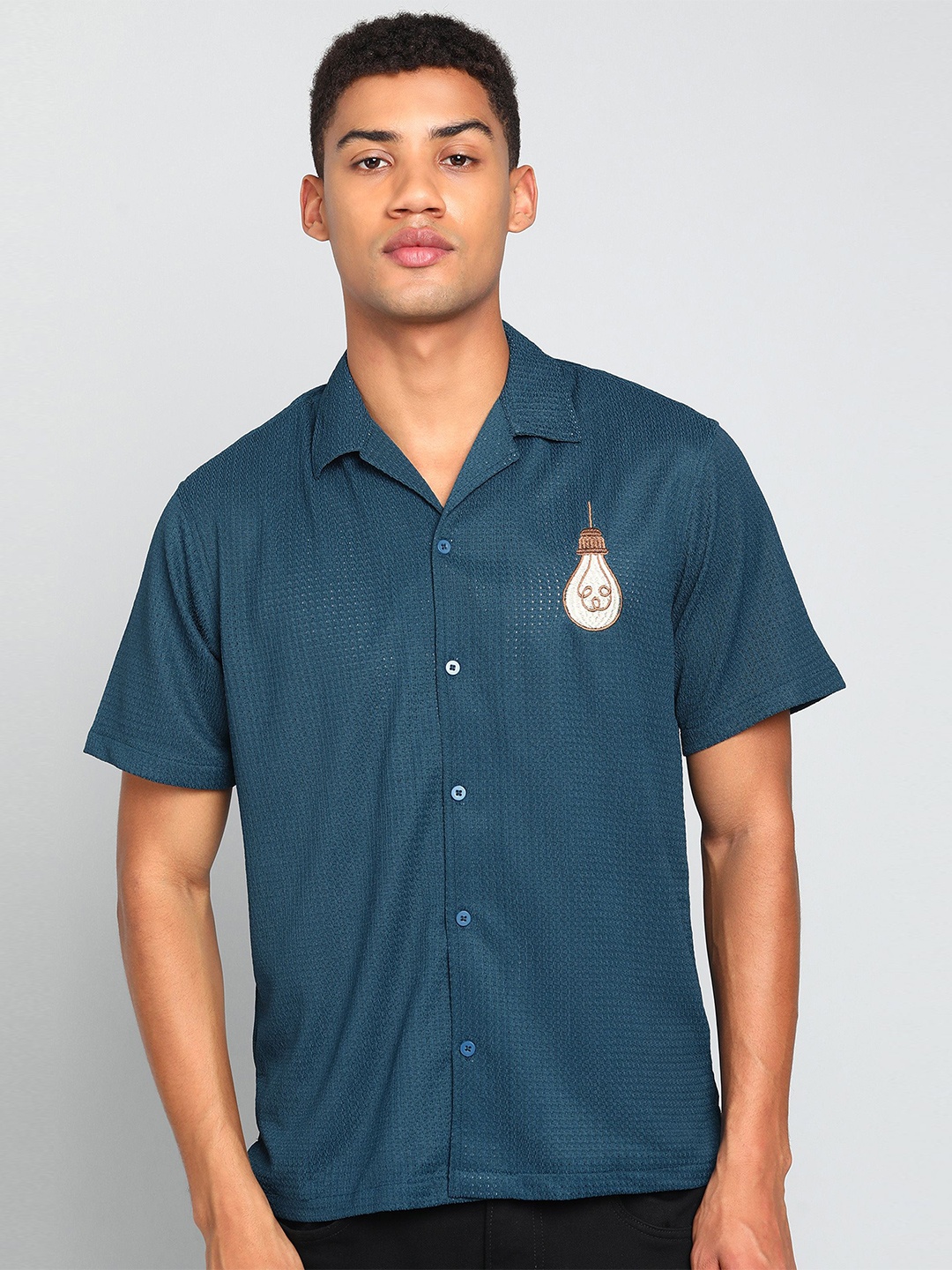 

INDICLUB Men Opaque Casual Shirt, Blue